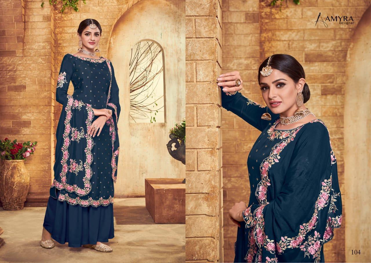 Amyra Designer Presents Ritbaa Heavy Pure Viscos Upada Exclusive Embroidery Designer Salwar Kameez Catalog At Wholesale Rate In Surat