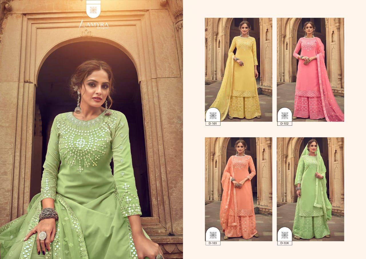 Amyra Designer Presents Darpan Georgette Salwar Kameez Catalogue At Wholesale Rate In Surat