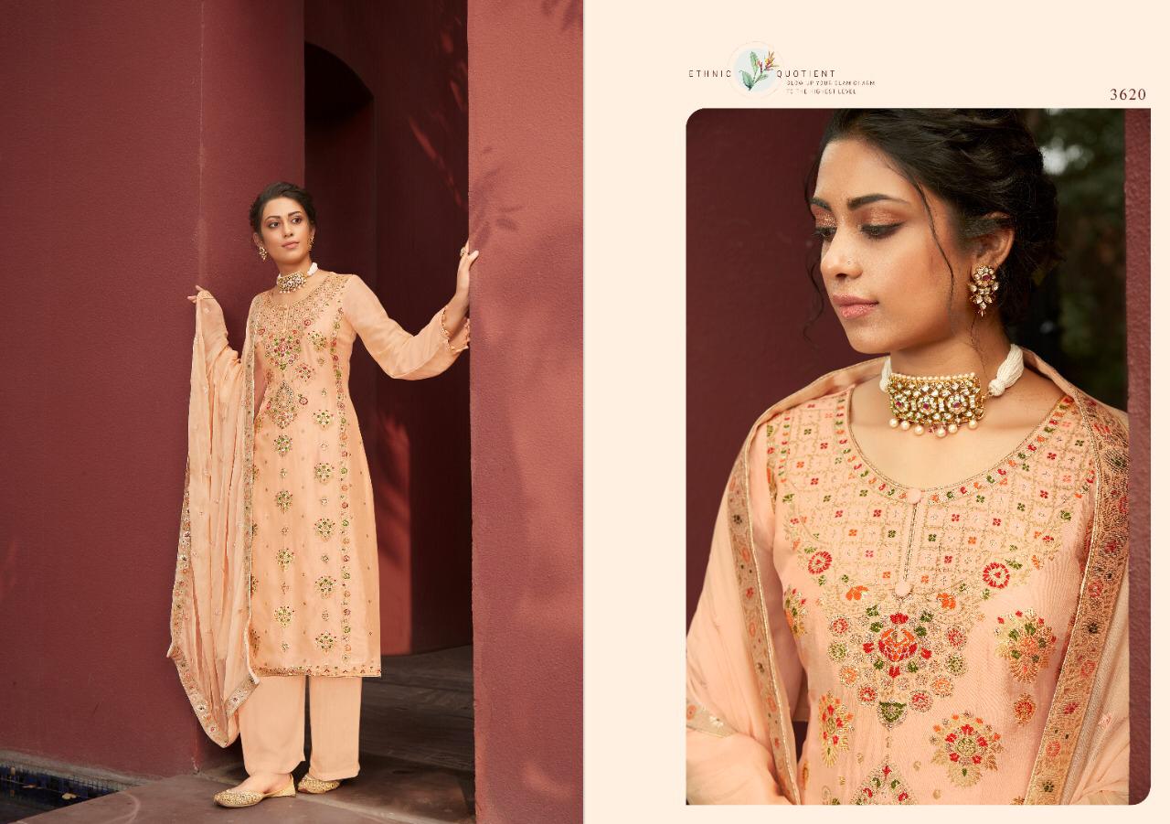 Karma Trendz Noor Vol-2 Silk Mena Kari Jacquard Designer Party Wear Traditional Salwaar Kameez At Wholesale Rate In Surat