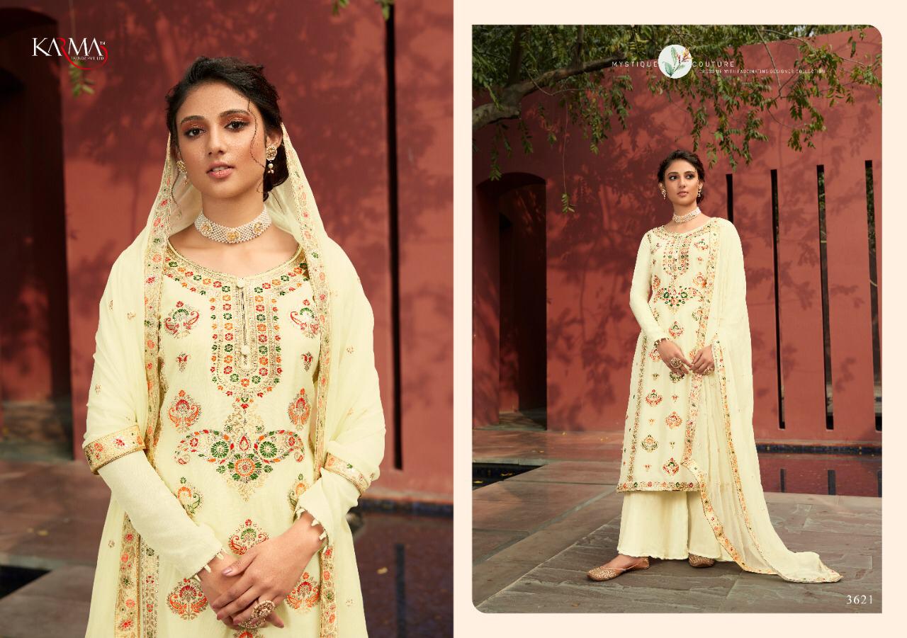 Karma Trendz Noor Vol-2 Silk Mena Kari Jacquard Designer Party Wear Traditional Salwaar Kameez At Wholesale Rate In Surat