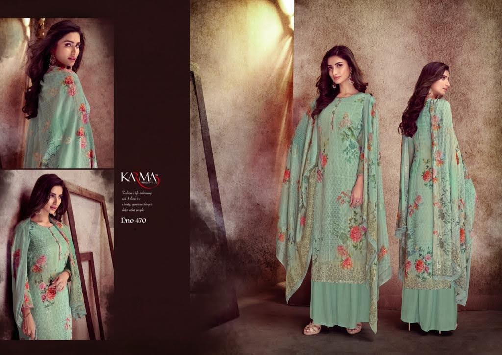 Karma Trandz Presents Qaynat Suits Wholesale Rate In Surat