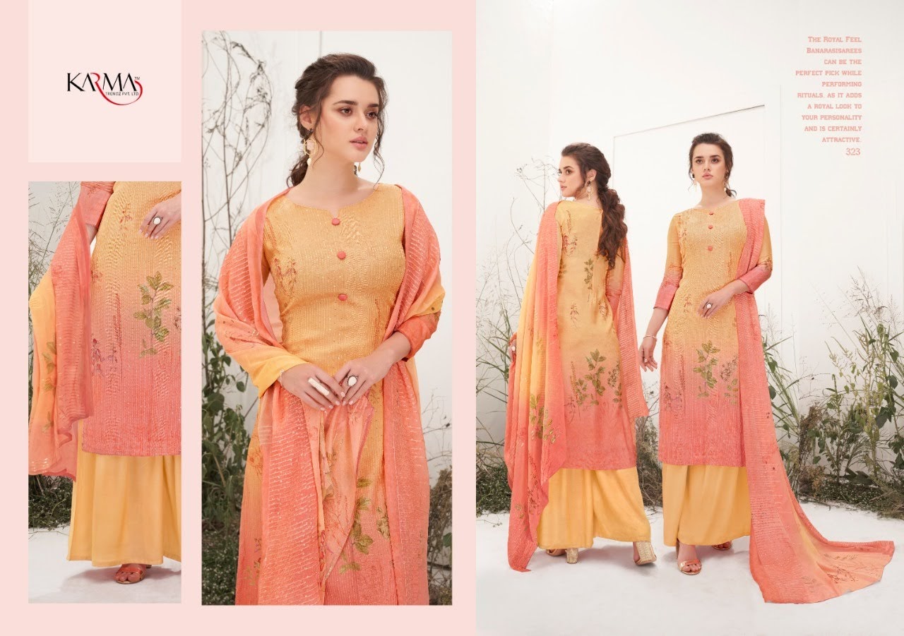 Karma Trendz Presents Riwaaz Catalog Wholesale Rate In Surat