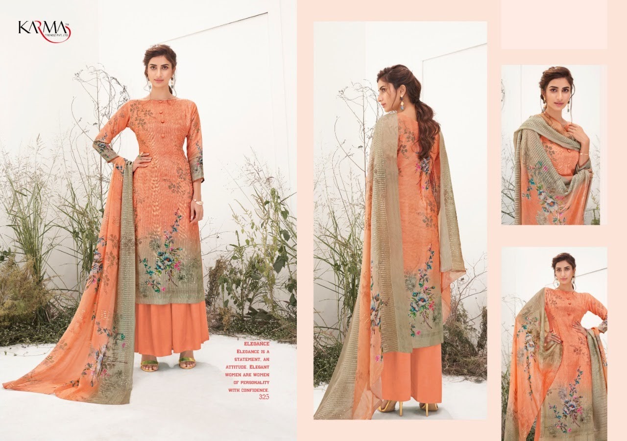 Karma Trendz Presents Riwaaz Catalog Wholesale Rate In Surat