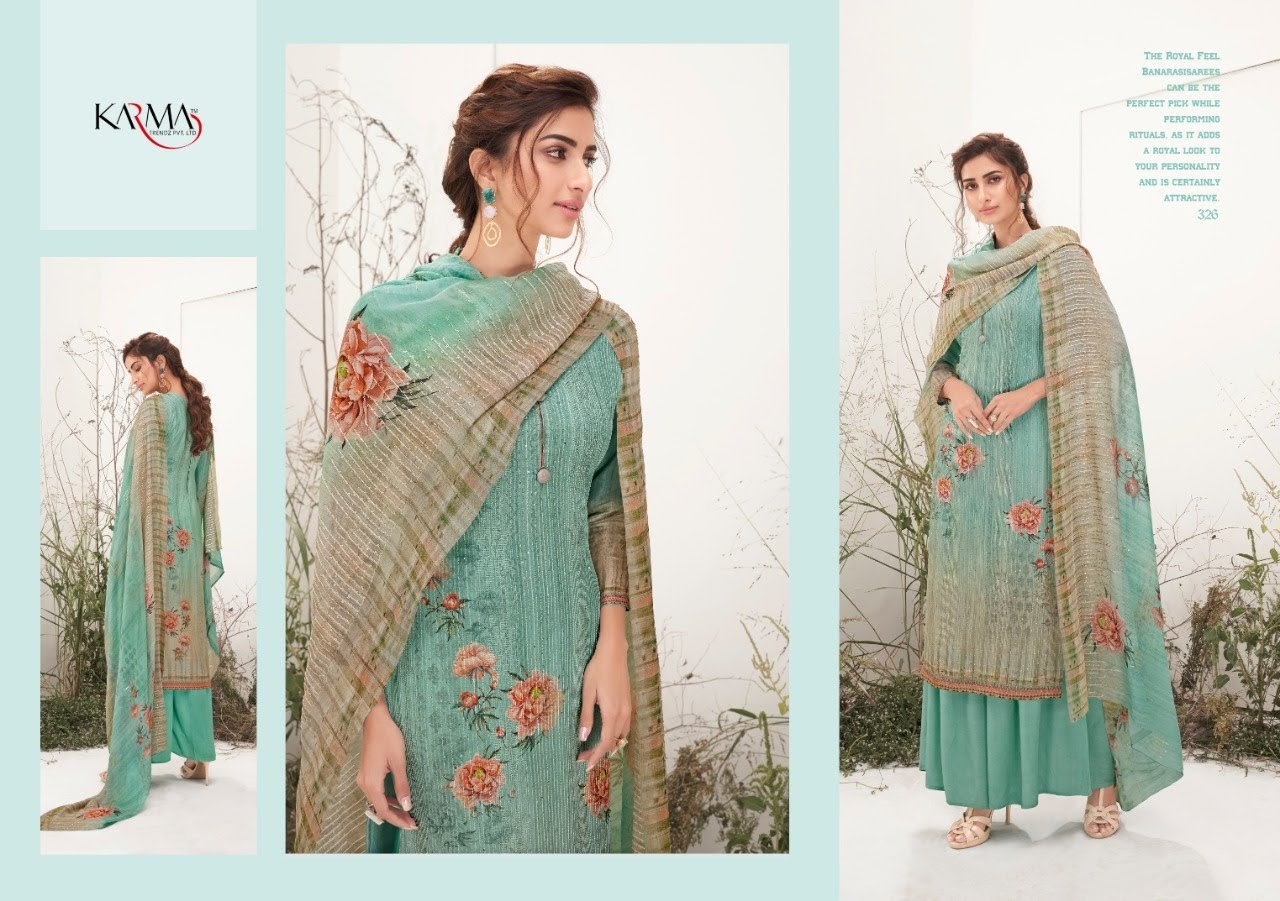 Karma Trendz Presents Riwaaz Catalog Wholesale Rate In Surat