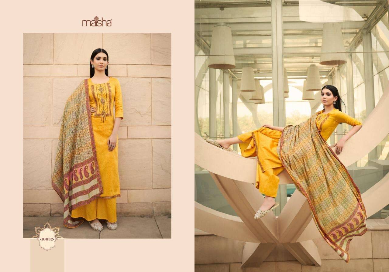 Maisha Presents  Ikaya Designer Pure Cotton Top With Botton And Duppata Readymade Salwar Kameez Catalog At Wholsale Rate In Surat