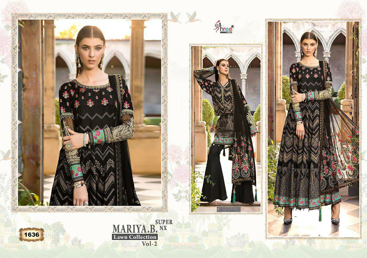 Maria B Lawn Collection Vol-02 Super Nx Designer Salwar Suit By Shree Fab At Wholesale Rate In Surat