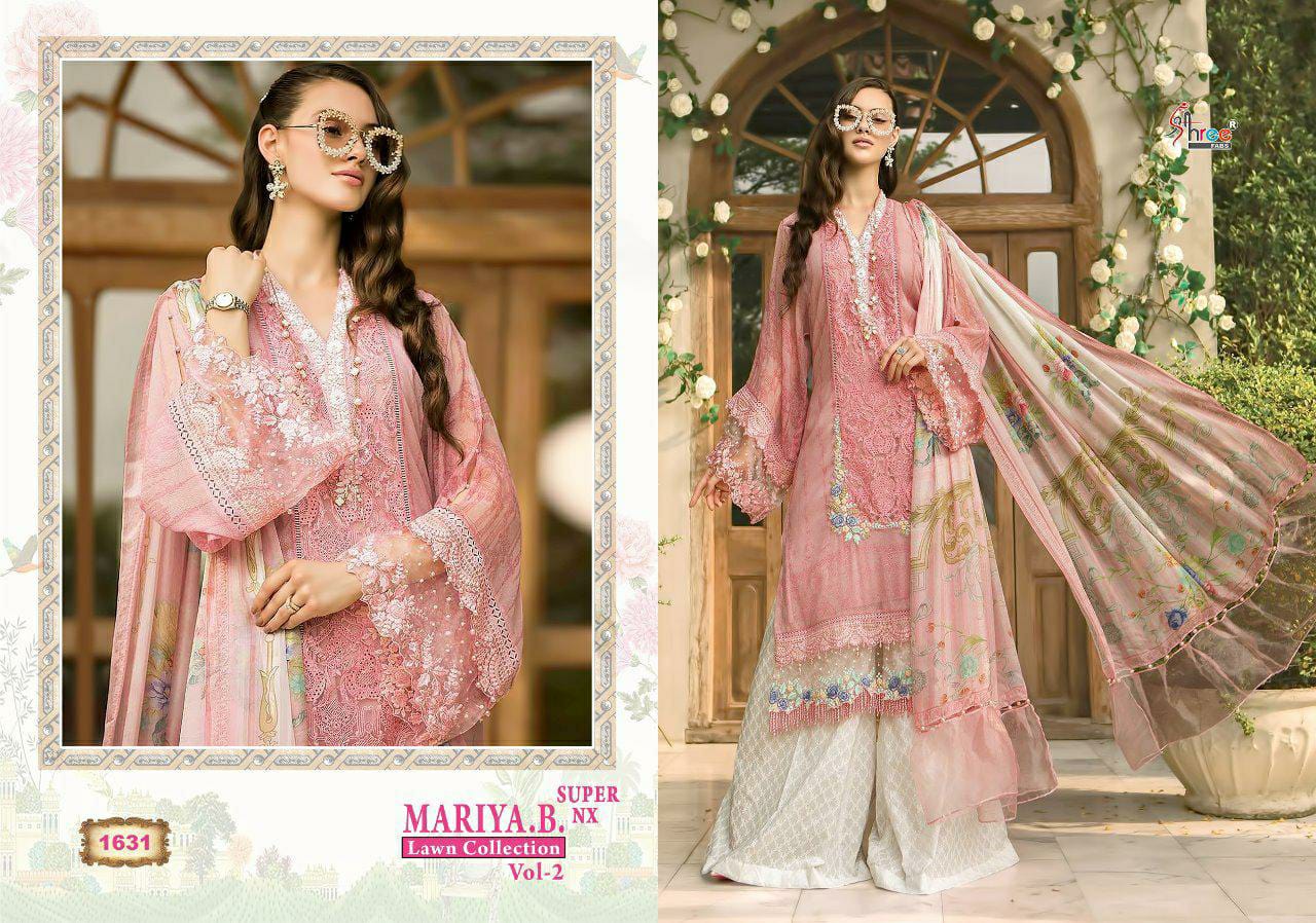 Maria B Lawn Collection Vol-02 Super Nx Designer Salwar Suit By Shree Fab At Wholesale Rate In Surat