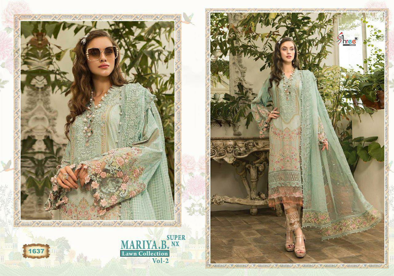 Maria B Lawn Collection Vol-02 Super Nx Designer Salwar Suit By Shree Fab At Wholesale Rate In Surat