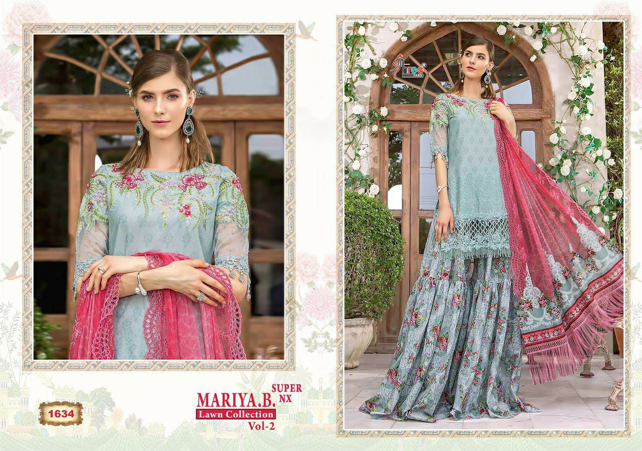 Maria B Lawn Collection Vol-02 Super Nx Designer Salwar Suit By Shree Fab At Wholesale Rate In Surat