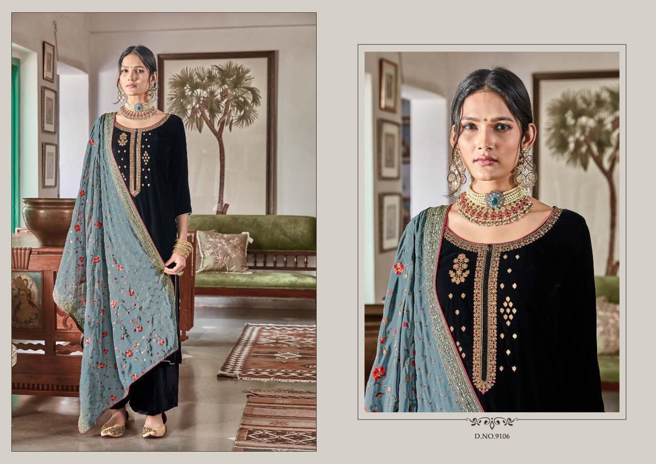 Maisha Presents Maisha Maskeen Swaragini Vol-2 Falcon Velvet Designer Salwar Suit Collections At Wholesale Rate In Surat
