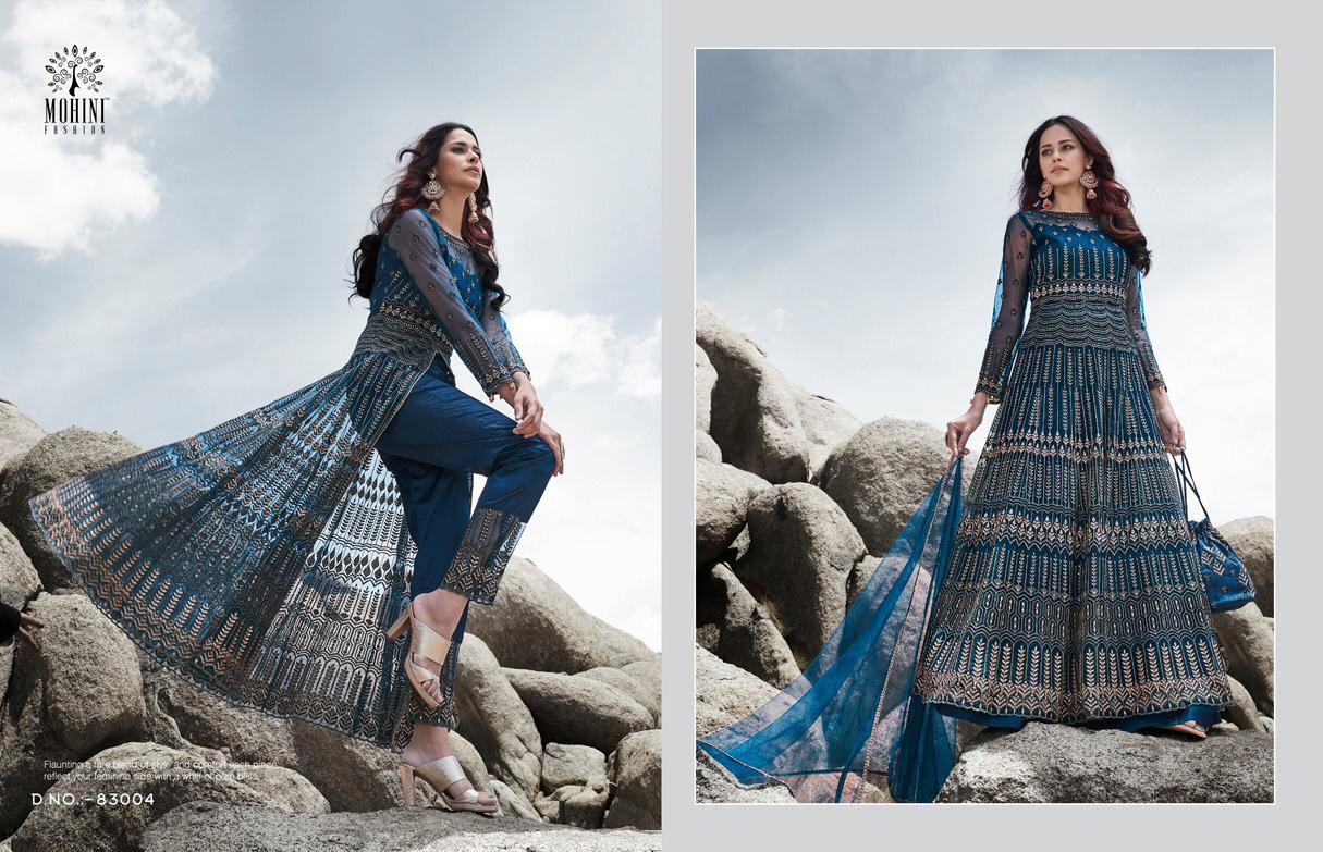 Mohini Fashion Glamour Vol 83 Net  Wear Feastve Season Long Designer Suits