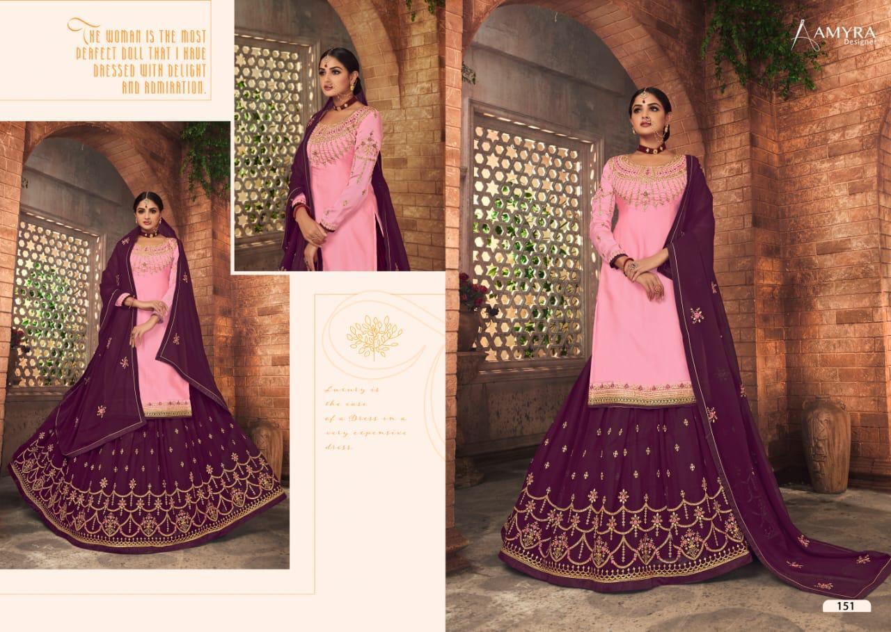 Amyra Designer Presents Panghat Vol-9 Georgette With Heavy Embroidery Work Salwar Kameez At Wholesale Rate In Surat
