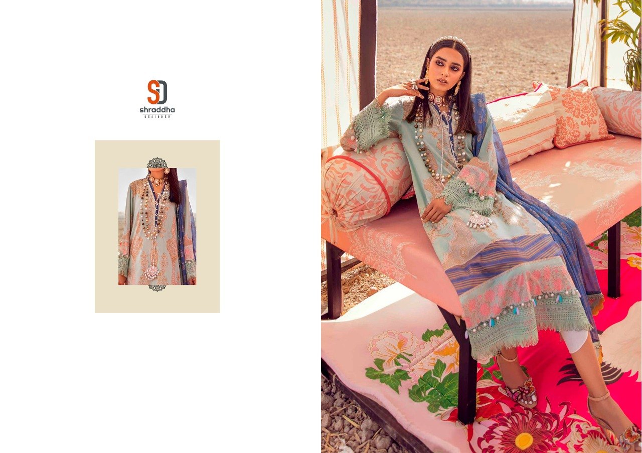 Shraddha Designer Presents Sana Safina Print Collection  Pakistani Suits At Wholesale Rate In Surat