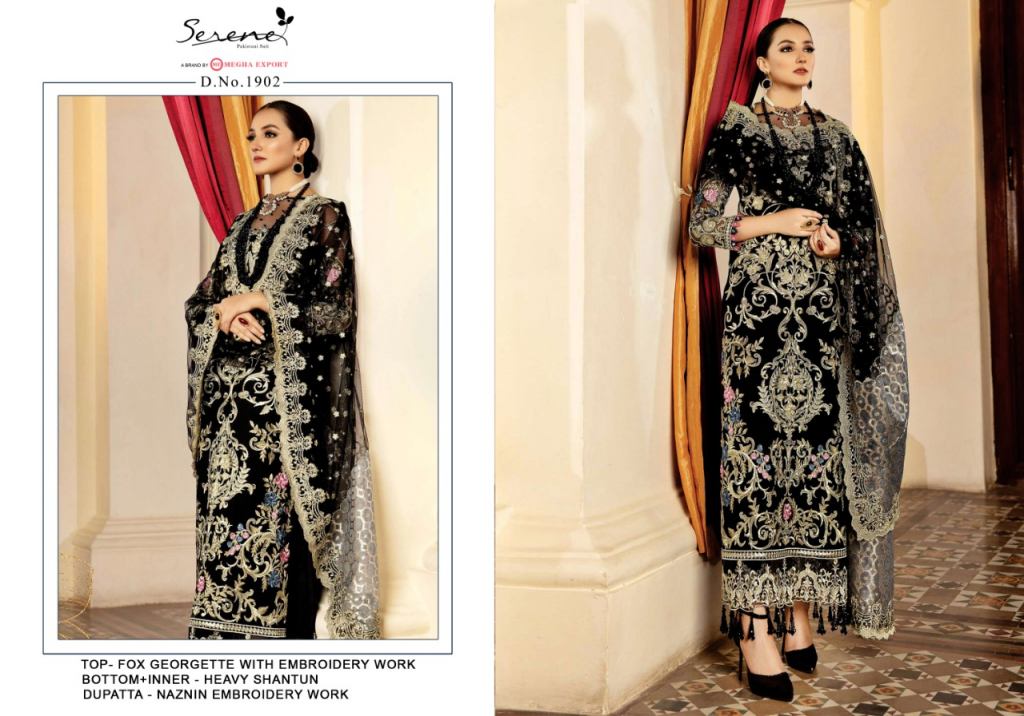 Serene Presents La' More Designer Pakistani Style Salwar Kameez At Wholesale Rate In Surat