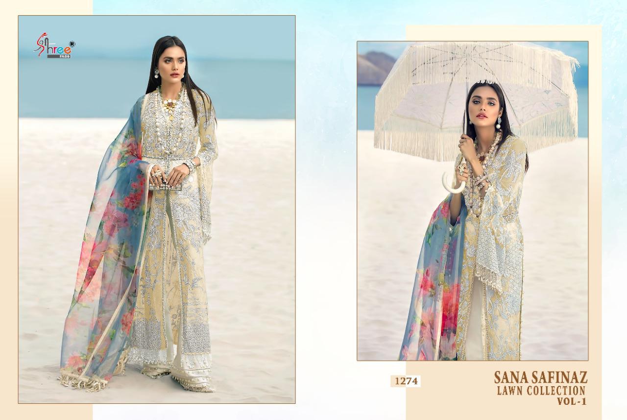 Shree Fab Presents Sana Safinaz Lawn Collection Vol 1 Butterfly