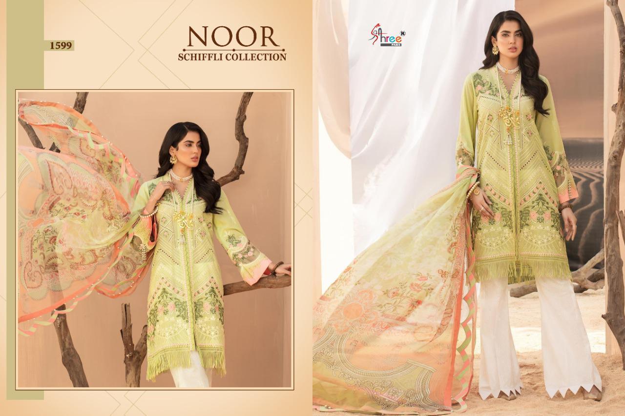 Shree Fab Present Noor Schiffli Collection Salwar Suit At Wholesale Rate In Surat