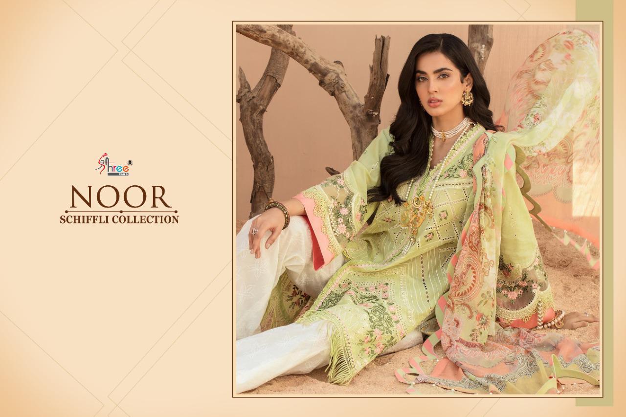Shree Fab Present Noor Schiffli Collection Salwar Suit At Wholesale Rate In Surat