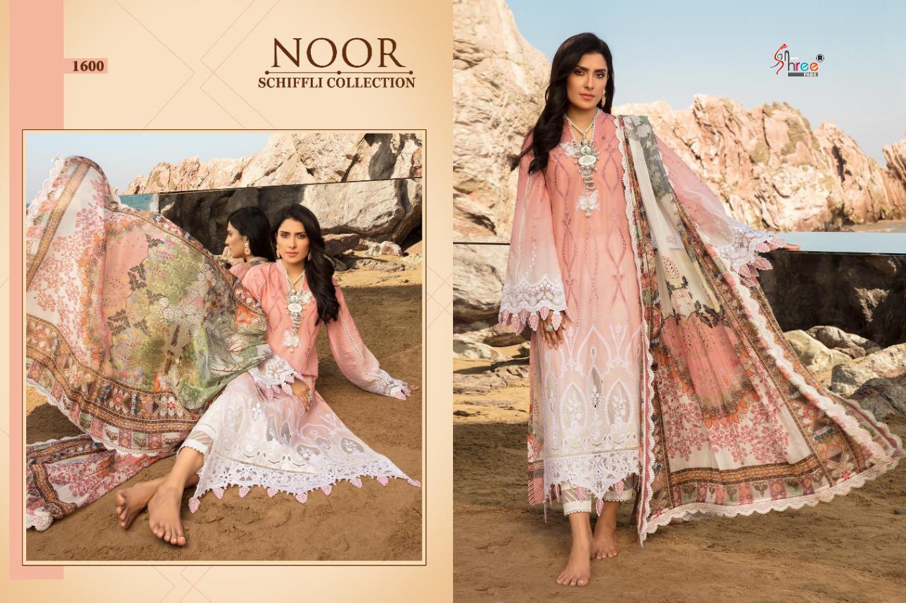 Shree Fab Present Noor Schiffli Collection Salwar Suit At Wholesale Rate In Surat