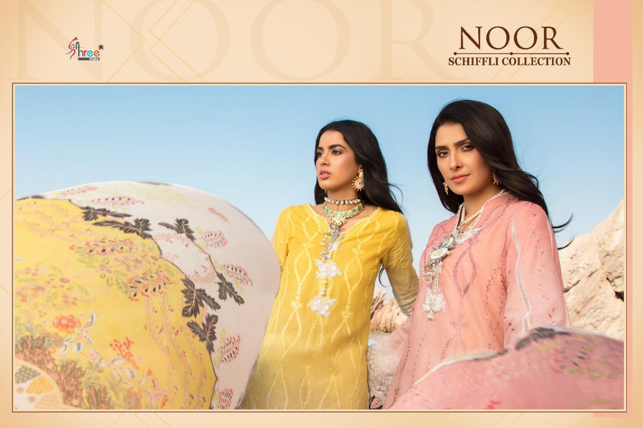 Shree Fab Present Noor Schiffli Collection Salwar Suit At Wholesale Rate In Surat