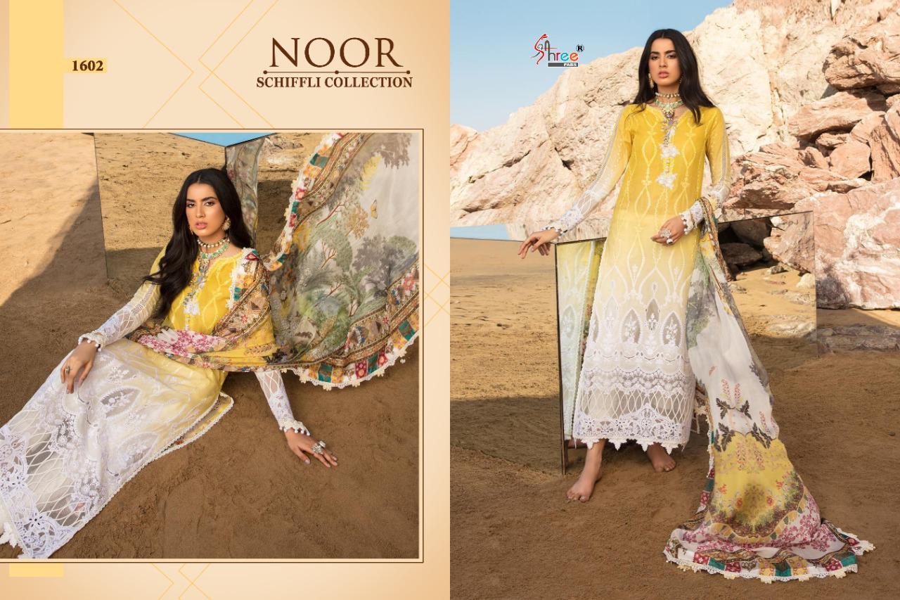 Shree Fab Present Noor Schiffli Collection Salwar Suit At Wholesale Rate In Surat