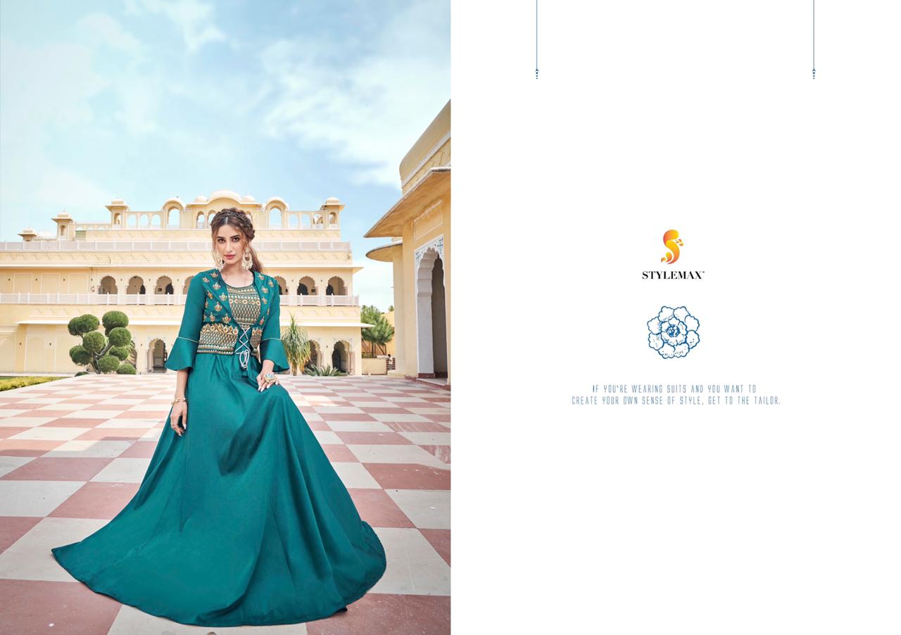 Almirah Vol-05 Designer Heavy Gown Collection By Stylemax At Wholesale Rate In Surat