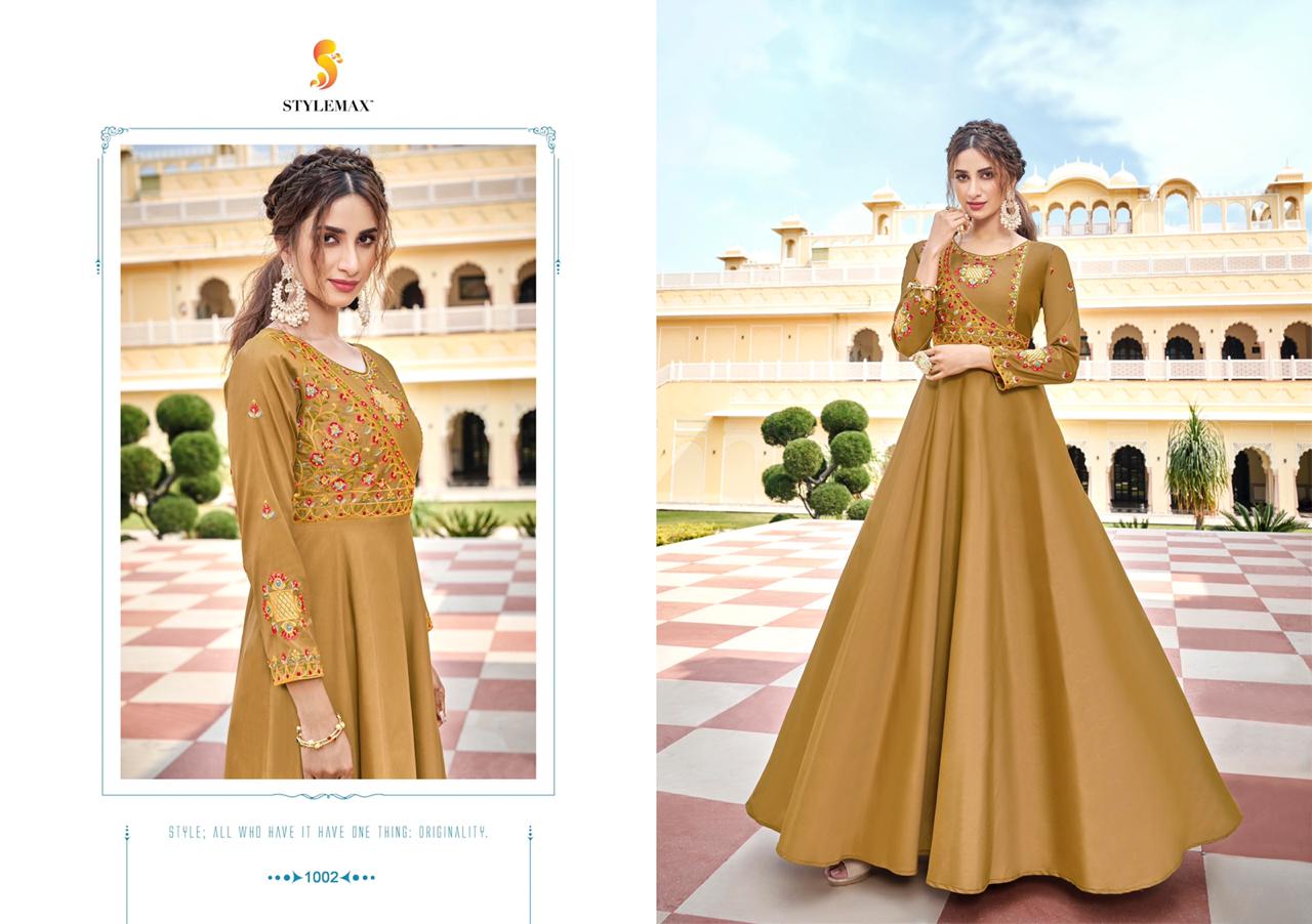 Almirah Vol-05 Designer Heavy Gown Collection By Stylemax At Wholesale Rate In Surat