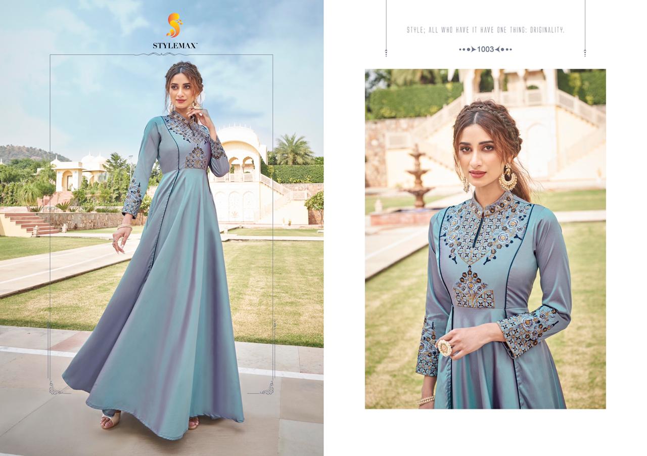 Almirah Vol-05 Designer Heavy Gown Collection By Stylemax At Wholesale Rate In Surat