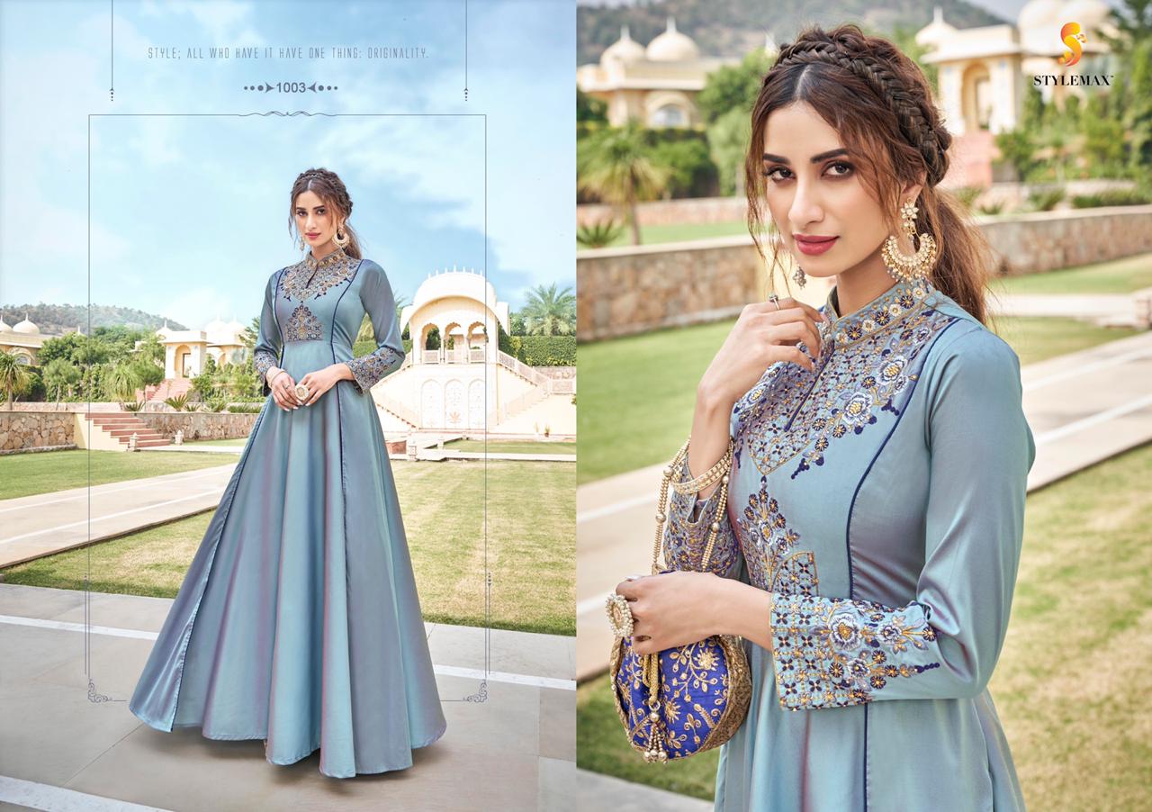 Almirah Vol-05 Designer Heavy Gown Collection By Stylemax At Wholesale Rate In Surat