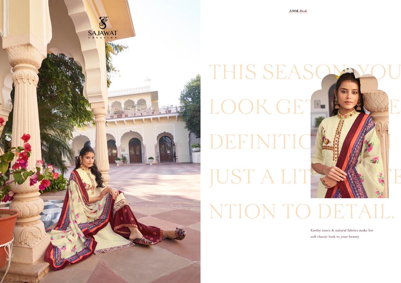 Prisha Vol-02 Designer Heavy Suits By Sajawat Creation At Wholesale Rate In Surat