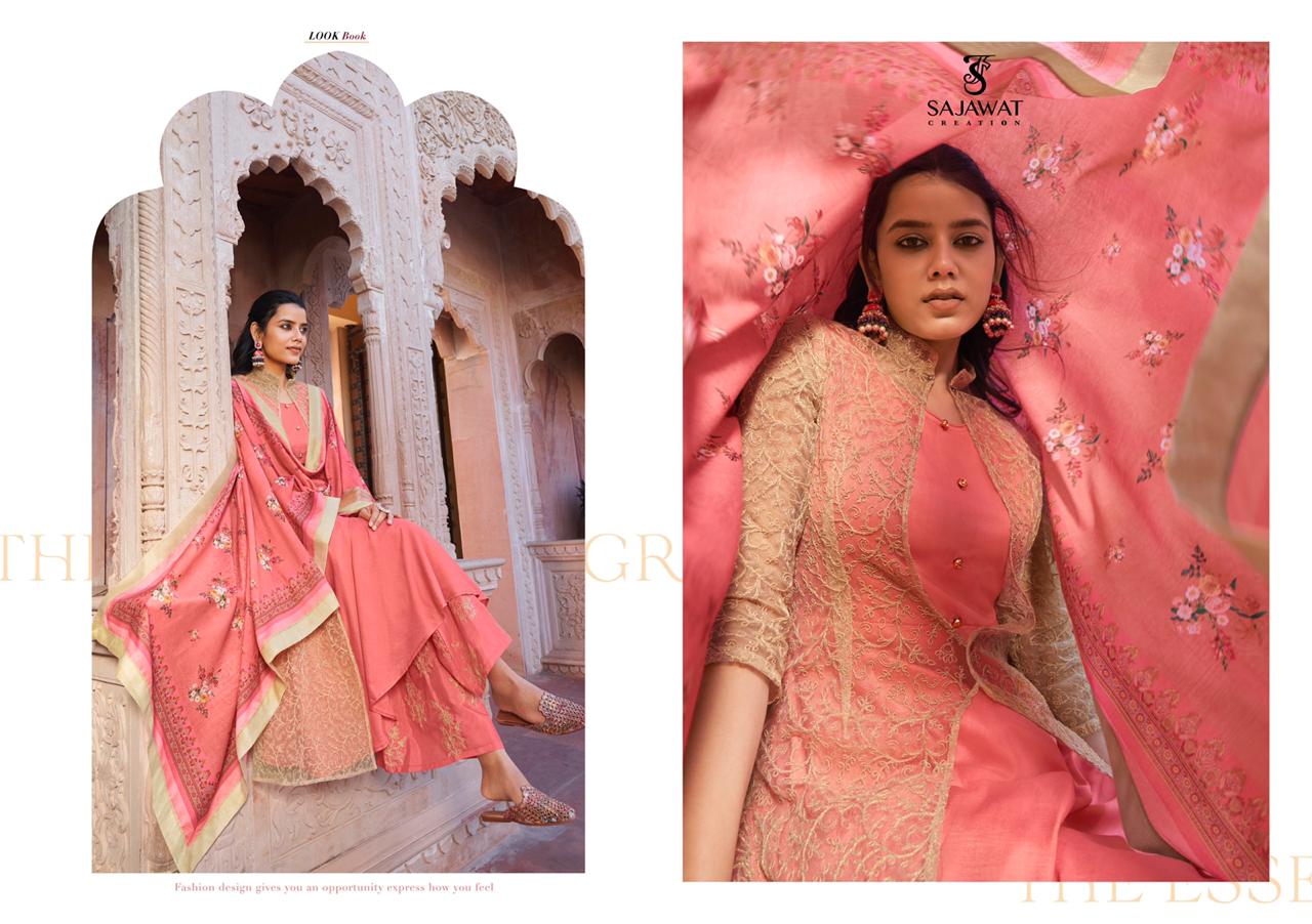 Prisha Vol-02 Designer Heavy Suits By Sajawat Creation At Wholesale Rate In Surat