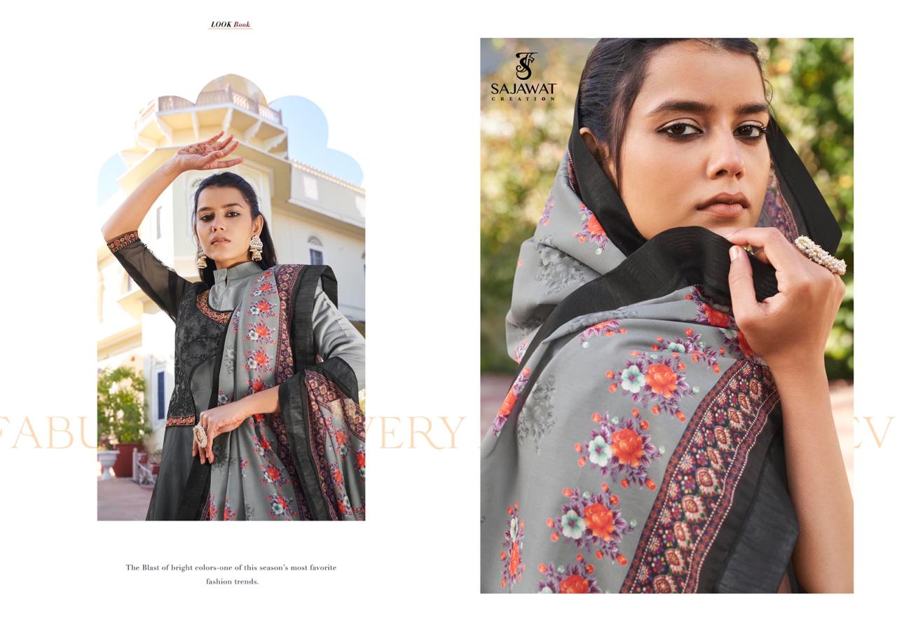 Prisha Vol-02 Designer Heavy Suits By Sajawat Creation At Wholesale Rate In Surat