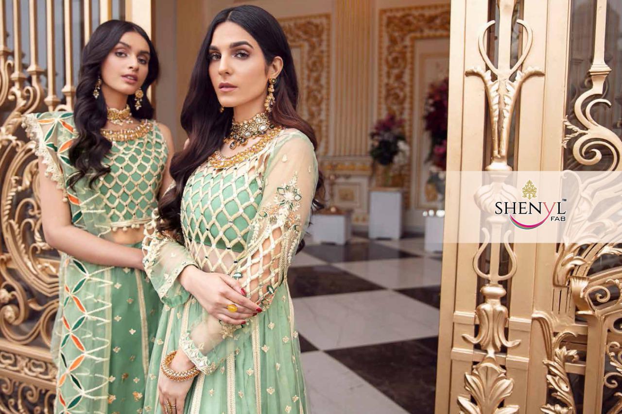 Emaan Adeel Vol-04 Premium Collection Of Pakistani Concept Suits By Shenyl Fab At Wholesale Rate In Surat