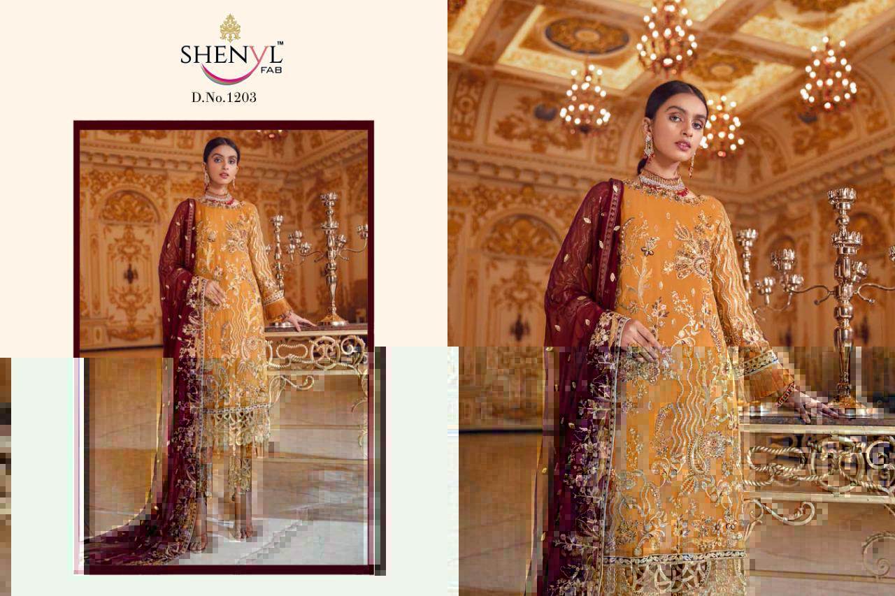 Emaan Adeel Vol-04 Premium Collection Of Pakistani Concept Suits By Shenyl Fab At Wholesale Rate In Surat
