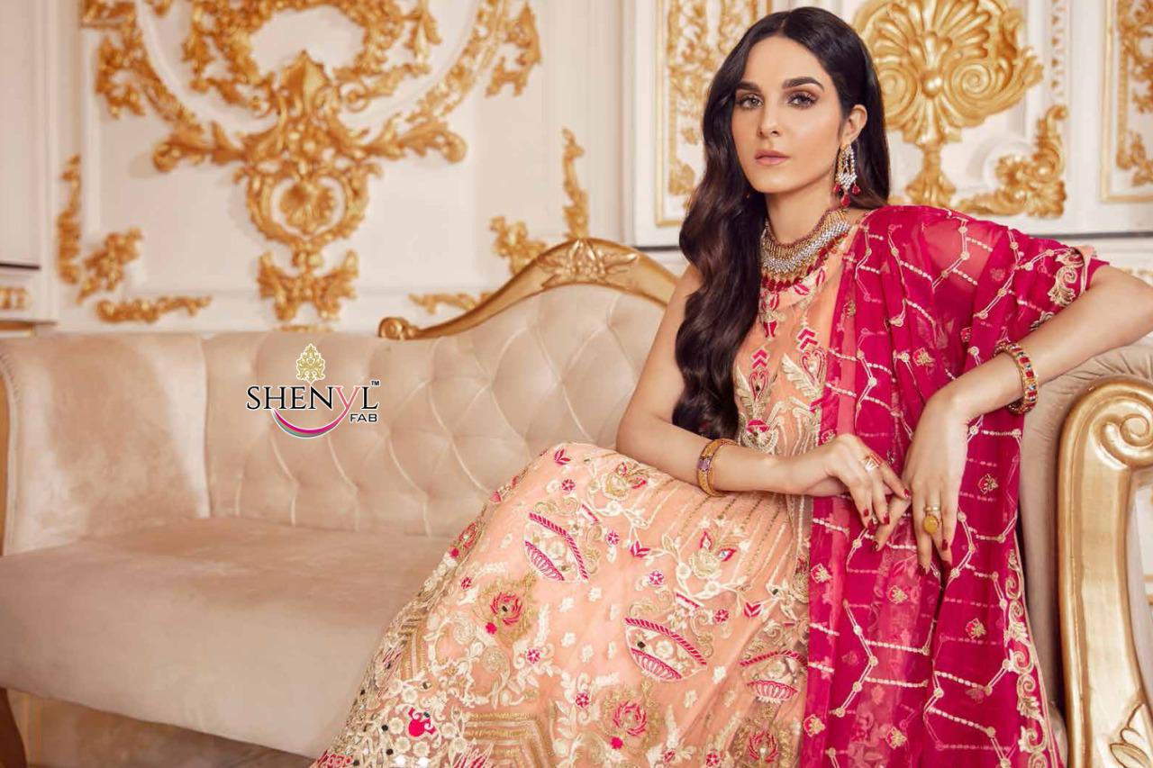 Emaan Adeel Vol-04 Premium Collection Of Pakistani Concept Suits By Shenyl Fab At Wholesale Rate In Surat