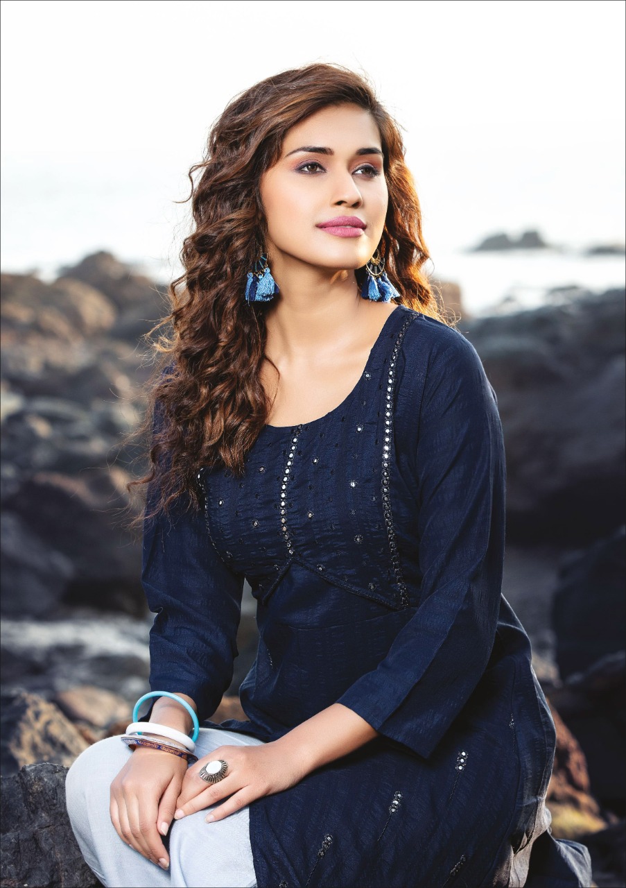 Wanna Looks Presents Pearl Super Fancy Rayon Kurti With Plazzo Concepts Catalog At Wholesale Rate In Surat