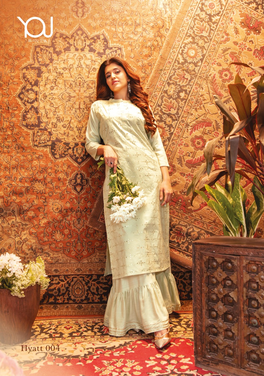 Wanna Looks Presents Hyatt Fancy Pure Rayon Coil Heavy Designer  Kurti With Sharara Concepts Catalog At Wholesale Rate In Surat