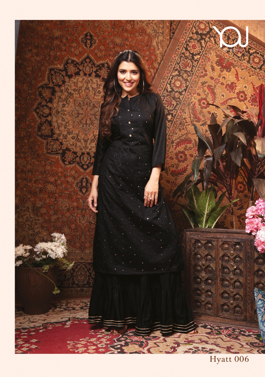 Wanna Looks Presents Hyatt Fancy Pure Rayon Coil Heavy Designer  Kurti With Sharara Concepts Catalog At Wholesale Rate In Surat