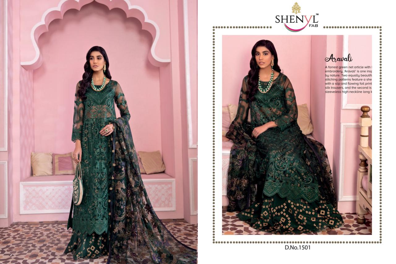Shenyl Fab Presents Shenyl Hits Vol. 6 Exclusively Fox Georgette With Heavy Embroidery & Diamond Work Pakistani Concepts Collections At Wholesale Rate In Surat