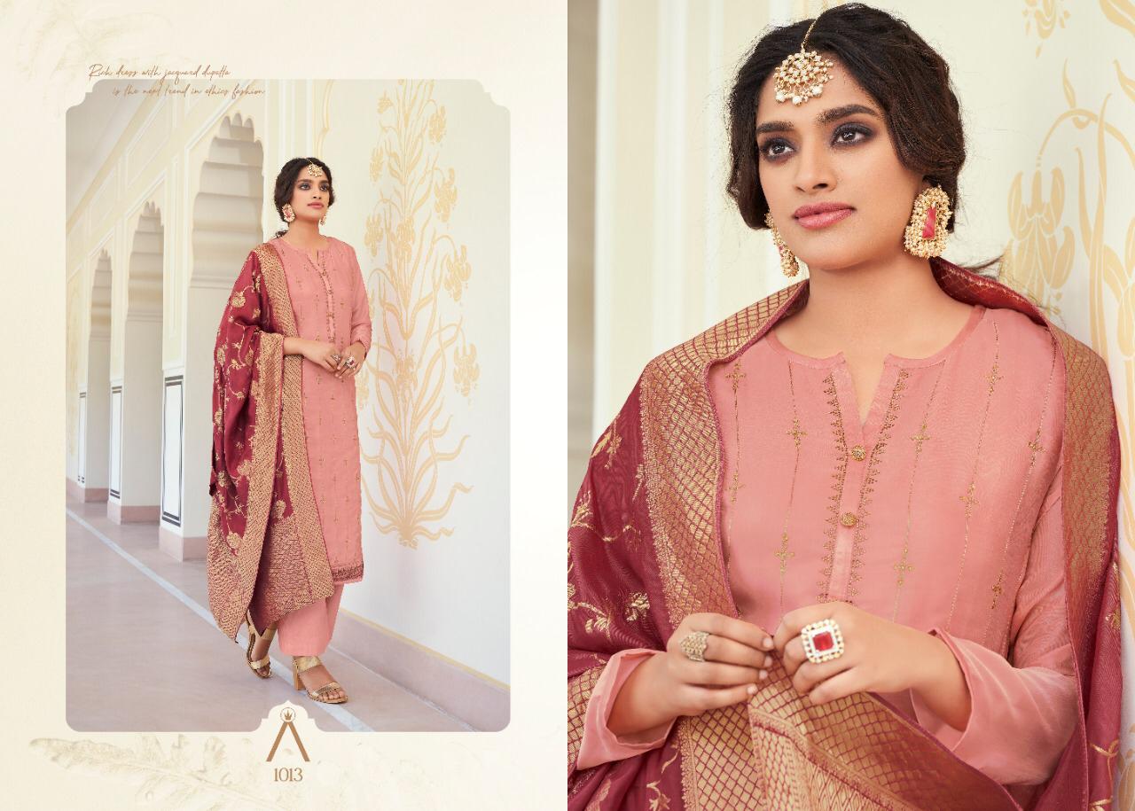 Anika Presents Suhali  Fantastic  Designer Heavy  Modal Satin Silk With Embrdary Work Salwar Kameez Catalog At Wholesale Rate In Surat