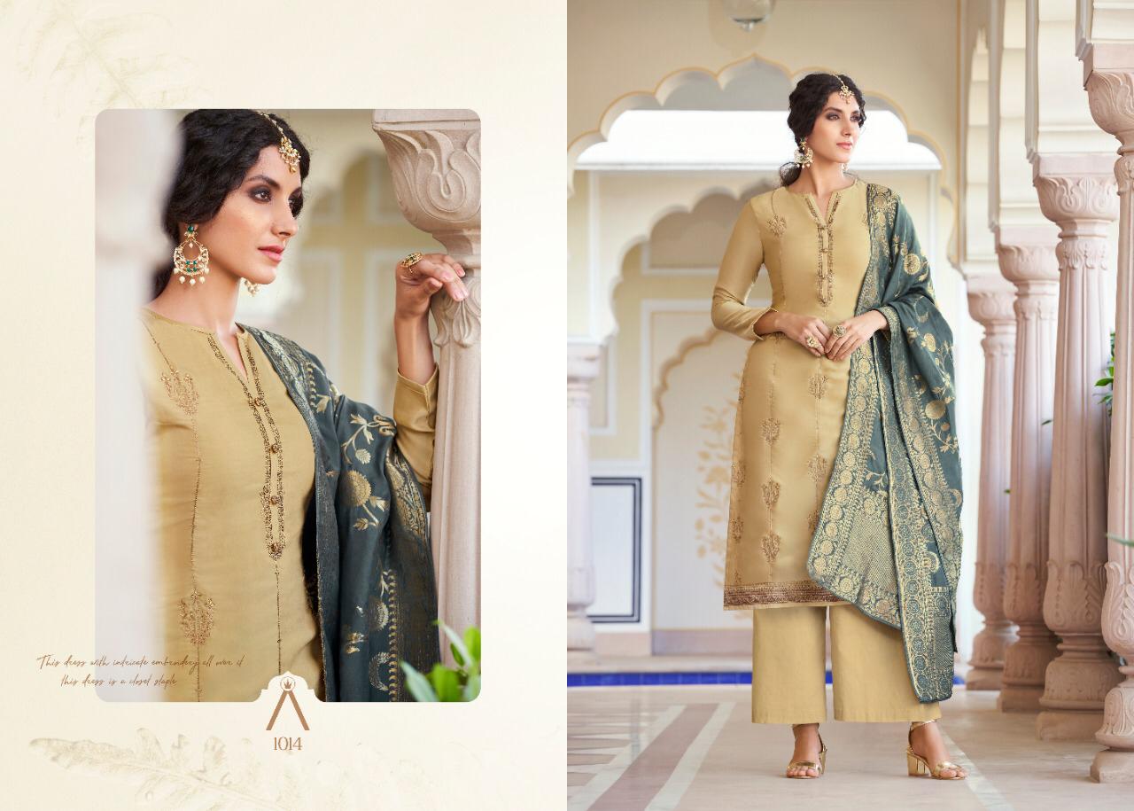 Anika Presents Suhali  Fantastic  Designer Heavy  Modal Satin Silk With Embrdary Work Salwar Kameez Catalog At Wholesale Rate In Surat