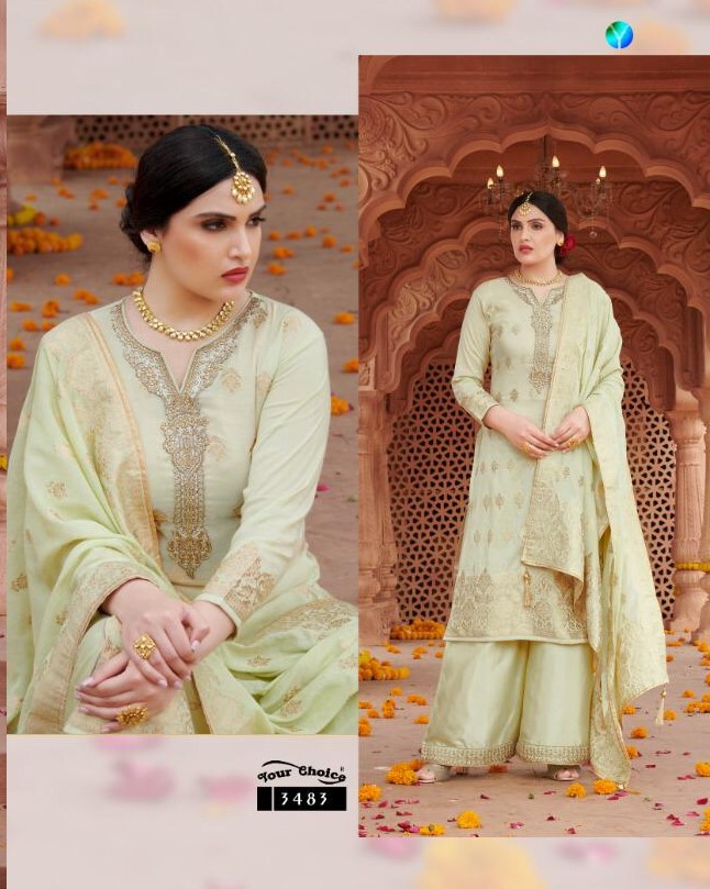 Your Choice Presants Gajban Pure Modal Silk Salwar Kameez At Wholesale Rate In Surat