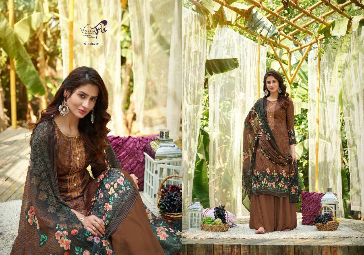 Vouche  Presents Rivaa 1401 To 1408 Series Salwar Suits Wholesale Rate In Surat