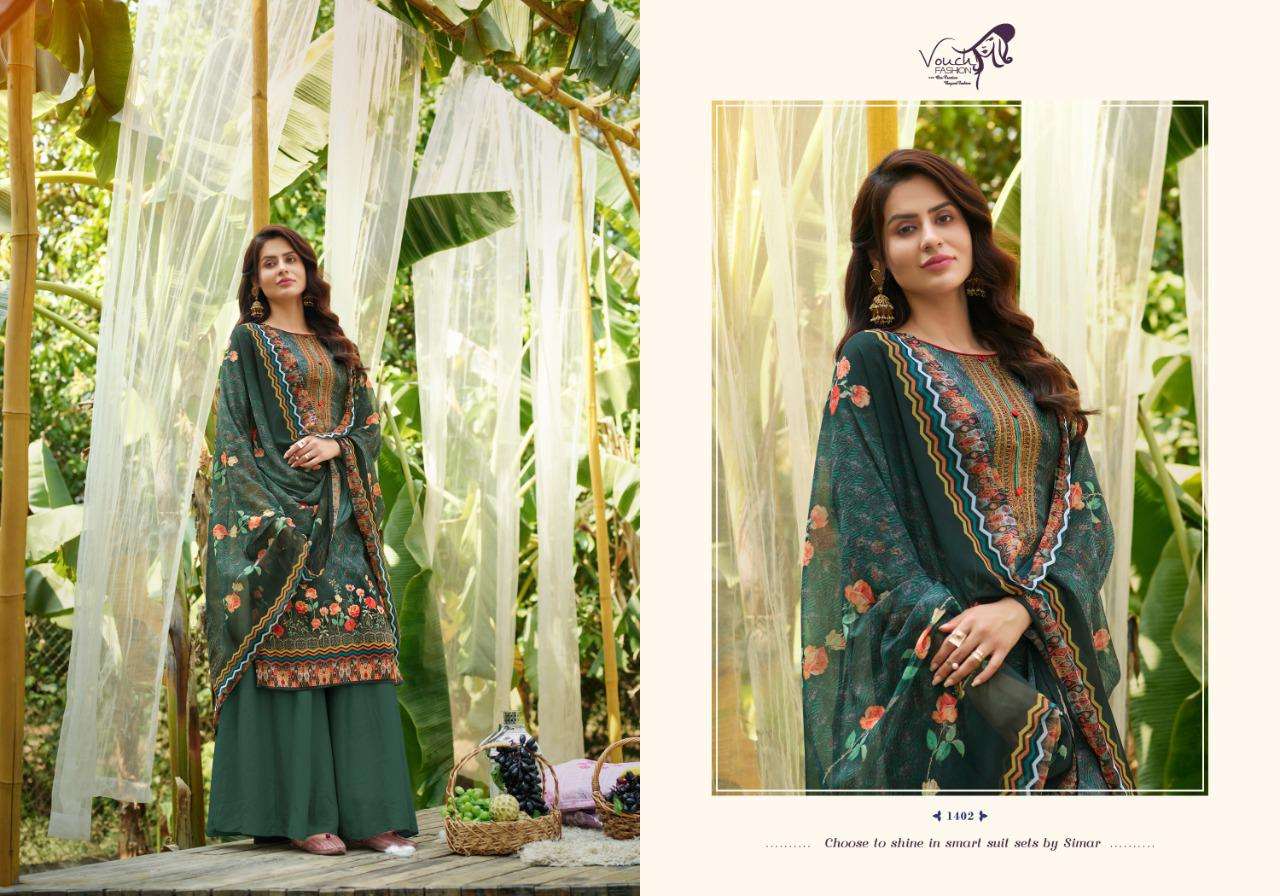Vouche  Presents Rivaa 1401 To 1408 Series Salwar Suits Wholesale Rate In Surat