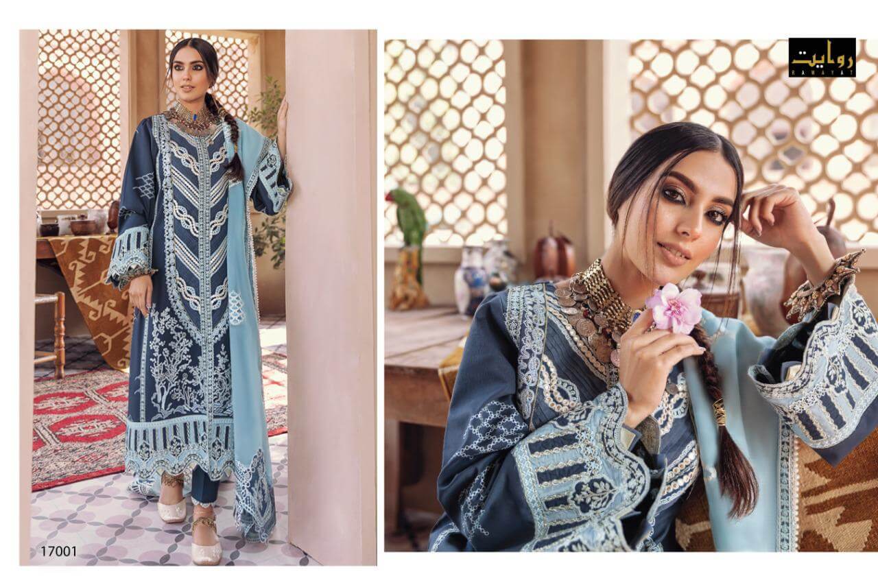 Rawayat Presnets  Alzohaib Vol 2 Designer Pakistani Style Salwar Kameez Wholesale Rate In Surat