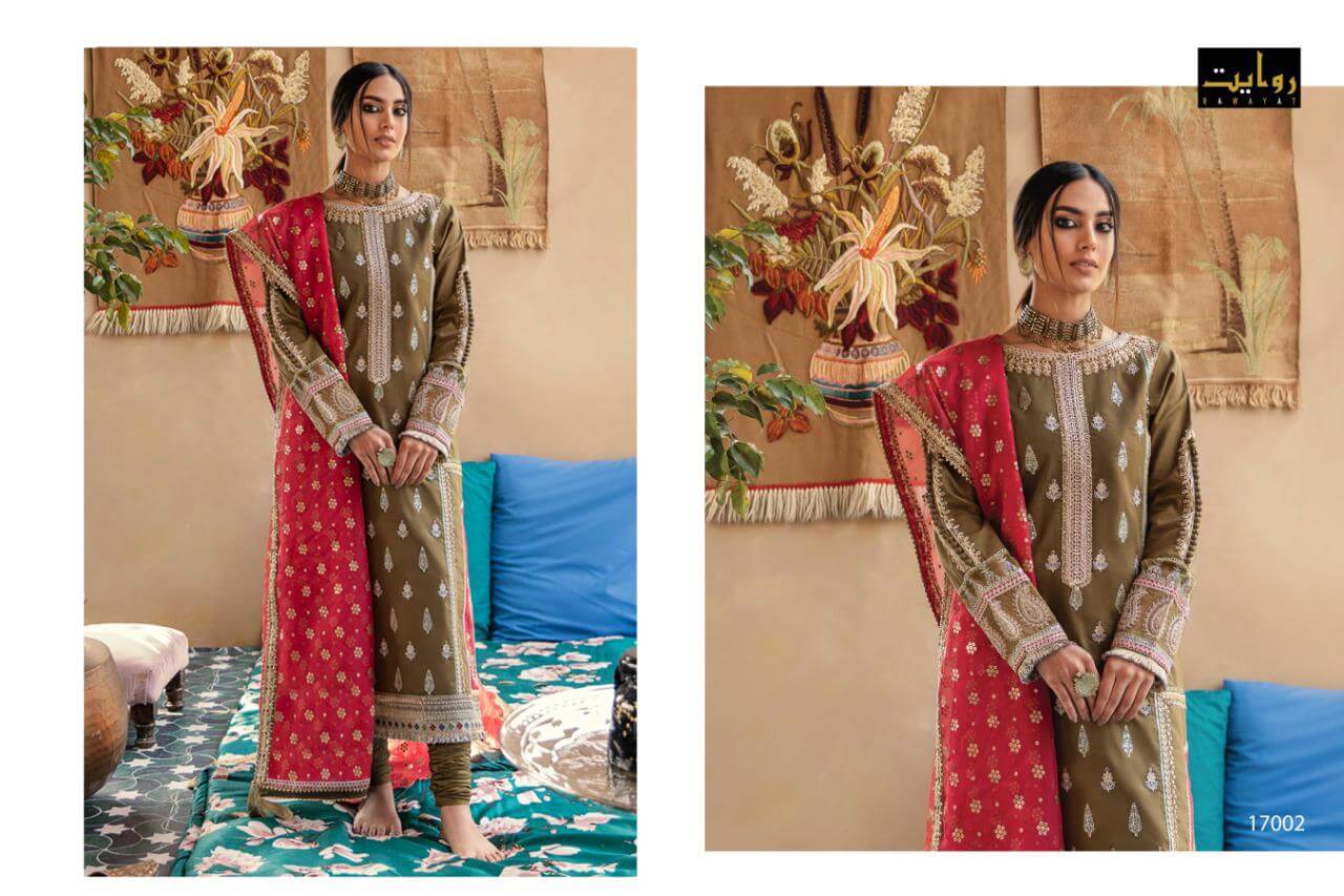 Rawayat Presnets  Alzohaib Vol 2 Designer Pakistani Style Salwar Kameez Wholesale Rate In Surat