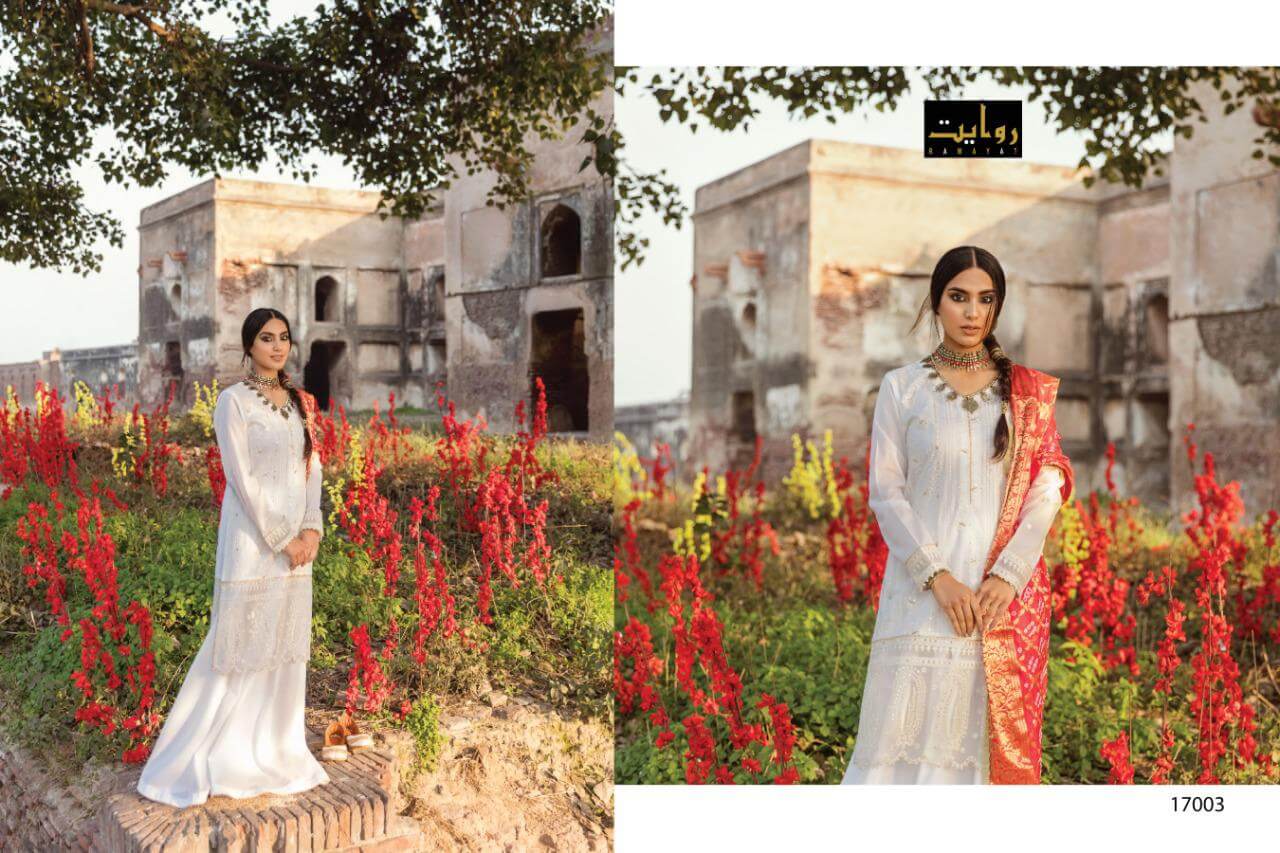 Rawayat Presnets  Alzohaib Vol 2 Designer Pakistani Style Salwar Kameez Wholesale Rate In Surat