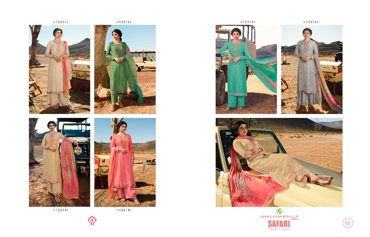 Vinay Fashion Presant Safari Salwar Suits Wholesale Rate In Surat