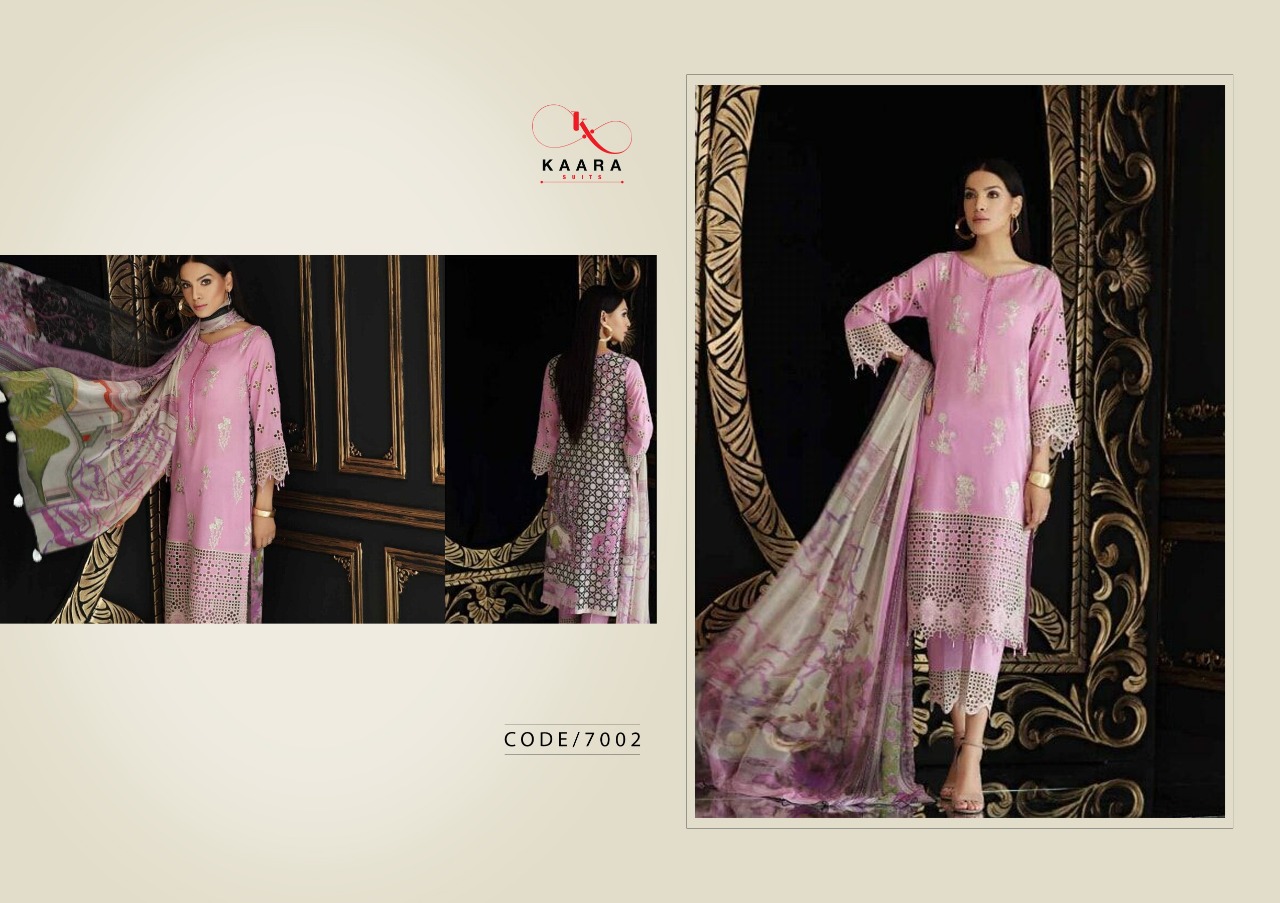 Charizma Swissmiss Vol-03 Digital Printed Embroidered Salwar Suits By Kaara Suits At Wholesale Rate In Surat