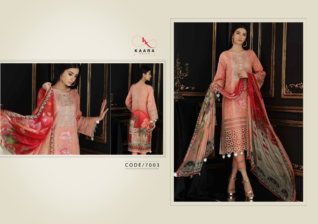 Charizma Swissmiss Vol-03 Digital Printed Embroidered Salwar Suits By Kaara Suits At Wholesale Rate In Surat