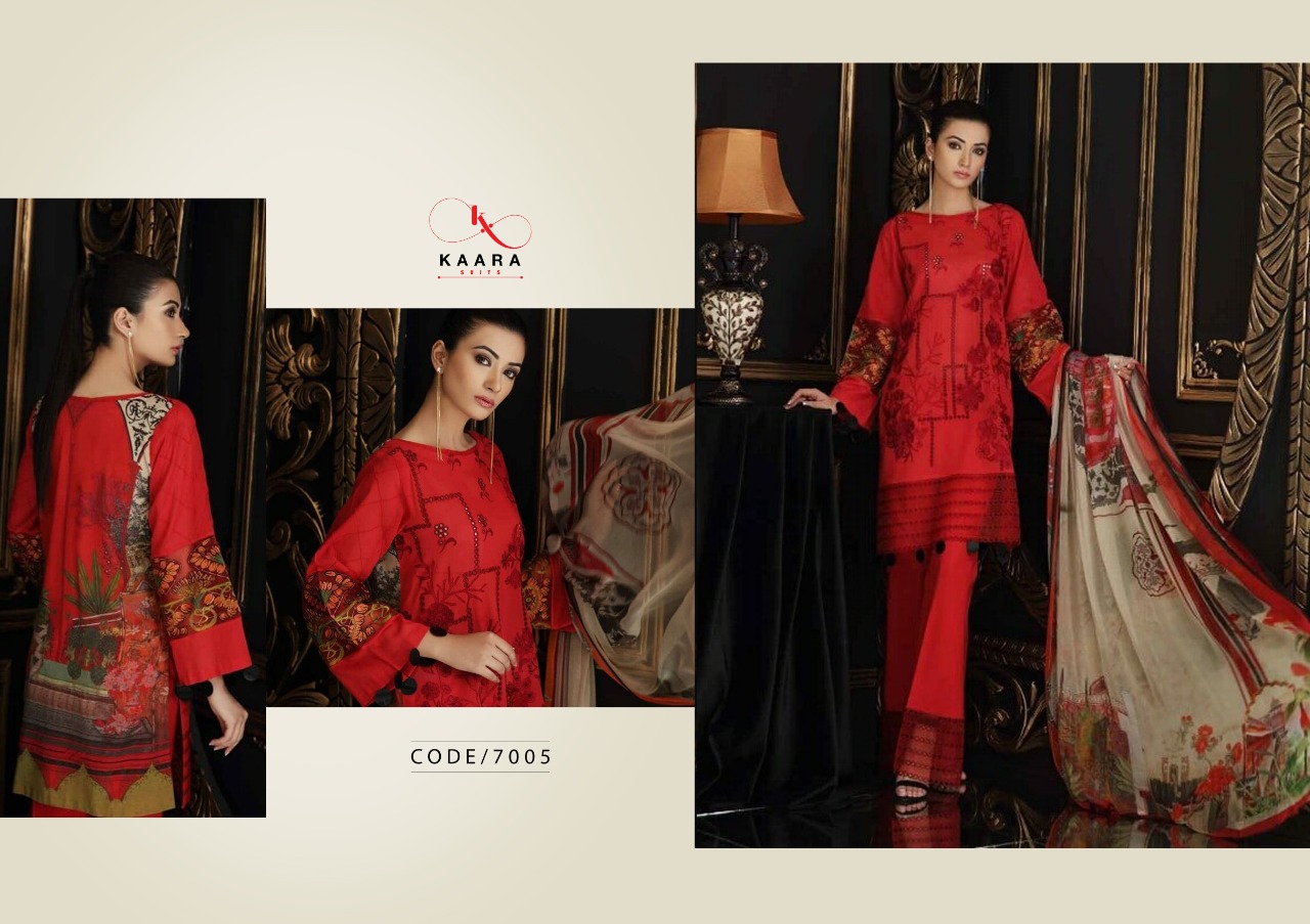 Charizma Swissmiss Vol-03 Digital Printed Embroidered Salwar Suits By Kaara Suits At Wholesale Rate In Surat